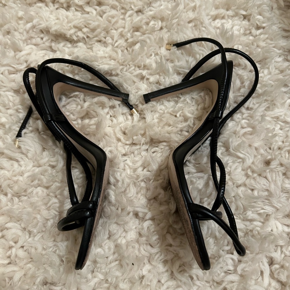 SCHUTZ Black Strappy Heeled Sandals - Picture 2 of 4